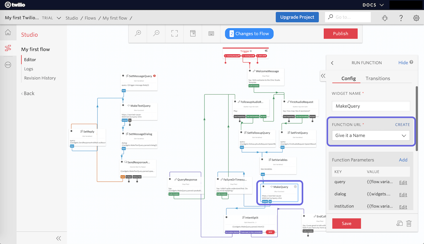 Makequery widget