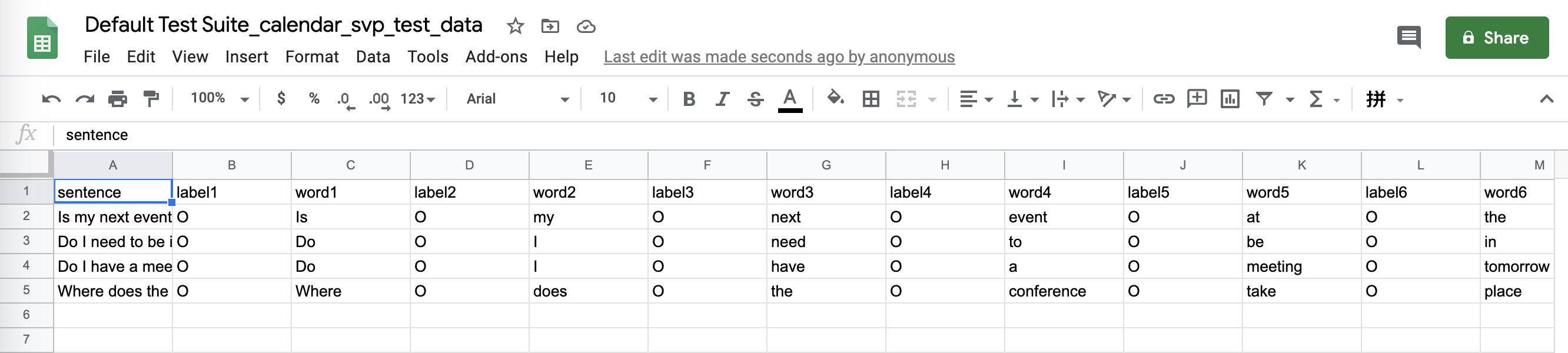 svp unit test csv